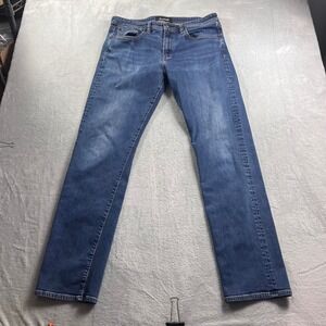 Revtown Decade Denim Automatic Mens Jeans 36x34 Medium Wash Straight Leg Stretch